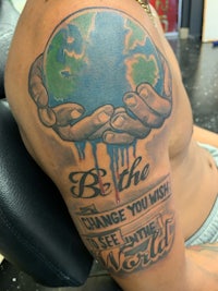 be the change you want to see in the world tattoo