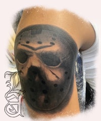 friday the 13th mask tattoo